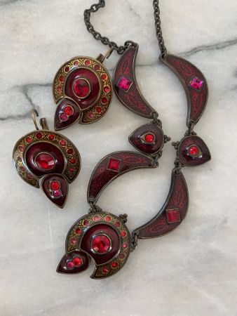Halskette + Ohrringe für die Frau Eden