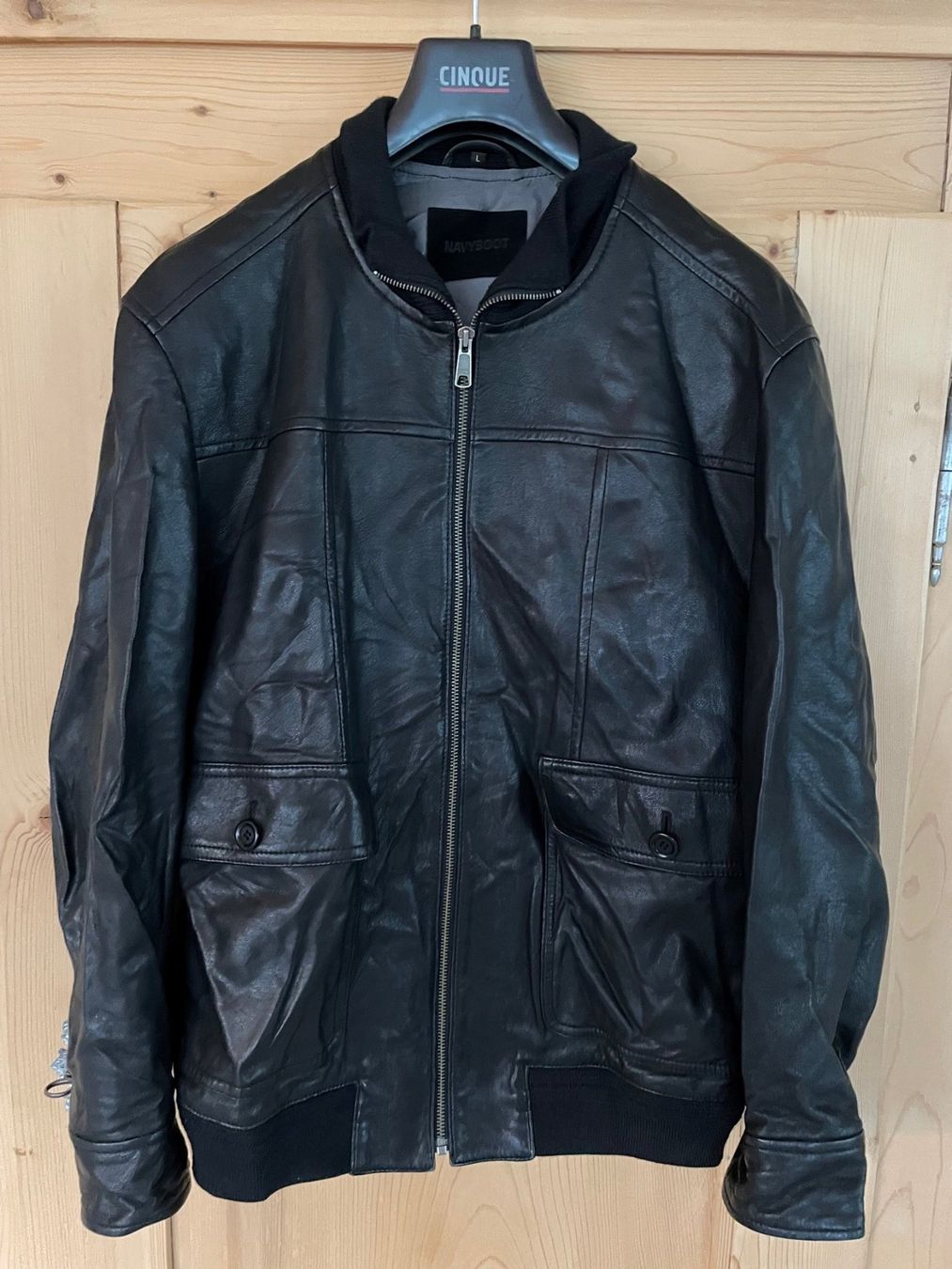 Navyboot Giacche: Navyboot Lederjacke, Grösse L – Usato da Uttigen venduto da Telemark72 1