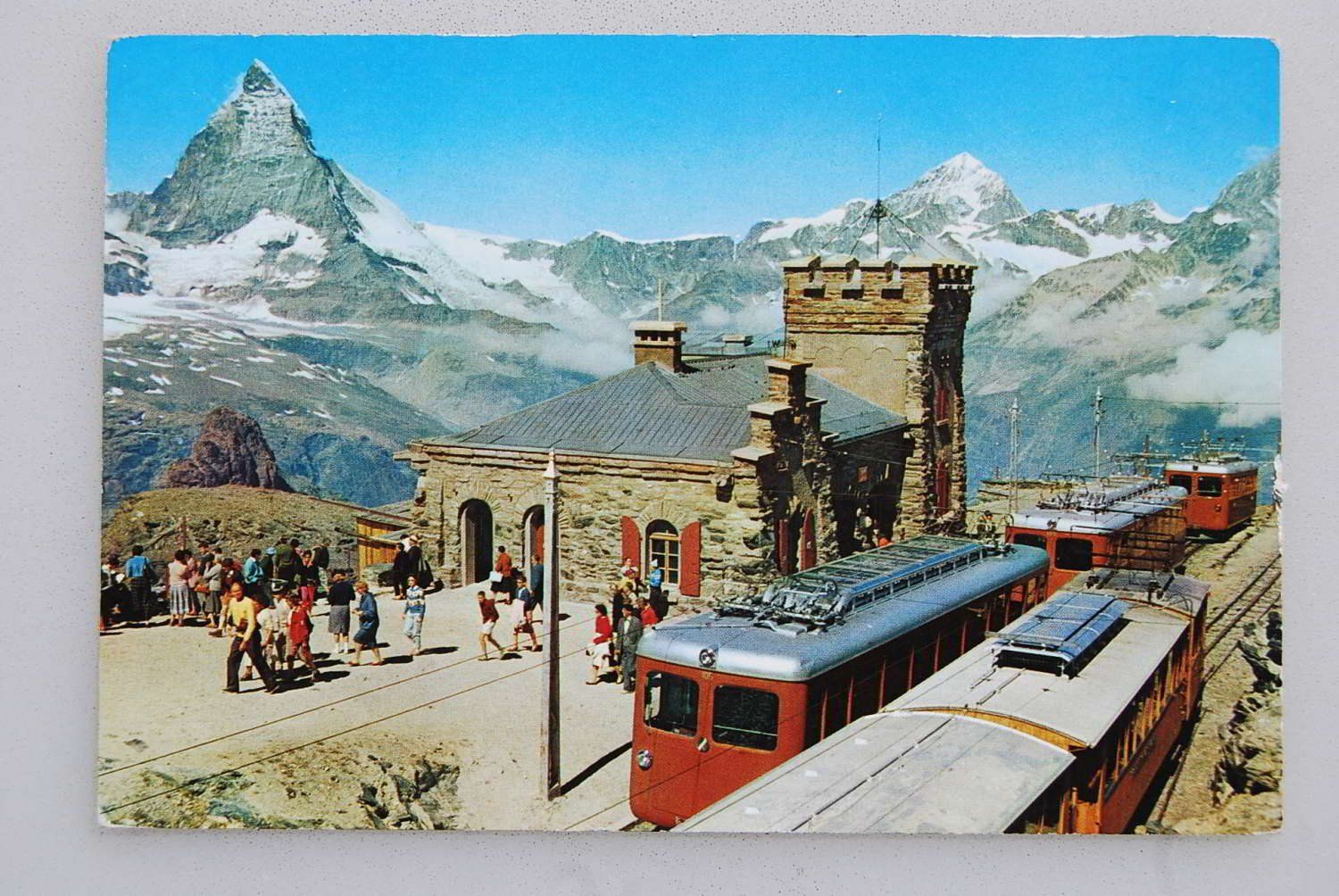 Ansichtskarten: AK Station Gornergrat, Zermatt – Gebraucht aus Rüfenacht BE von Toro06