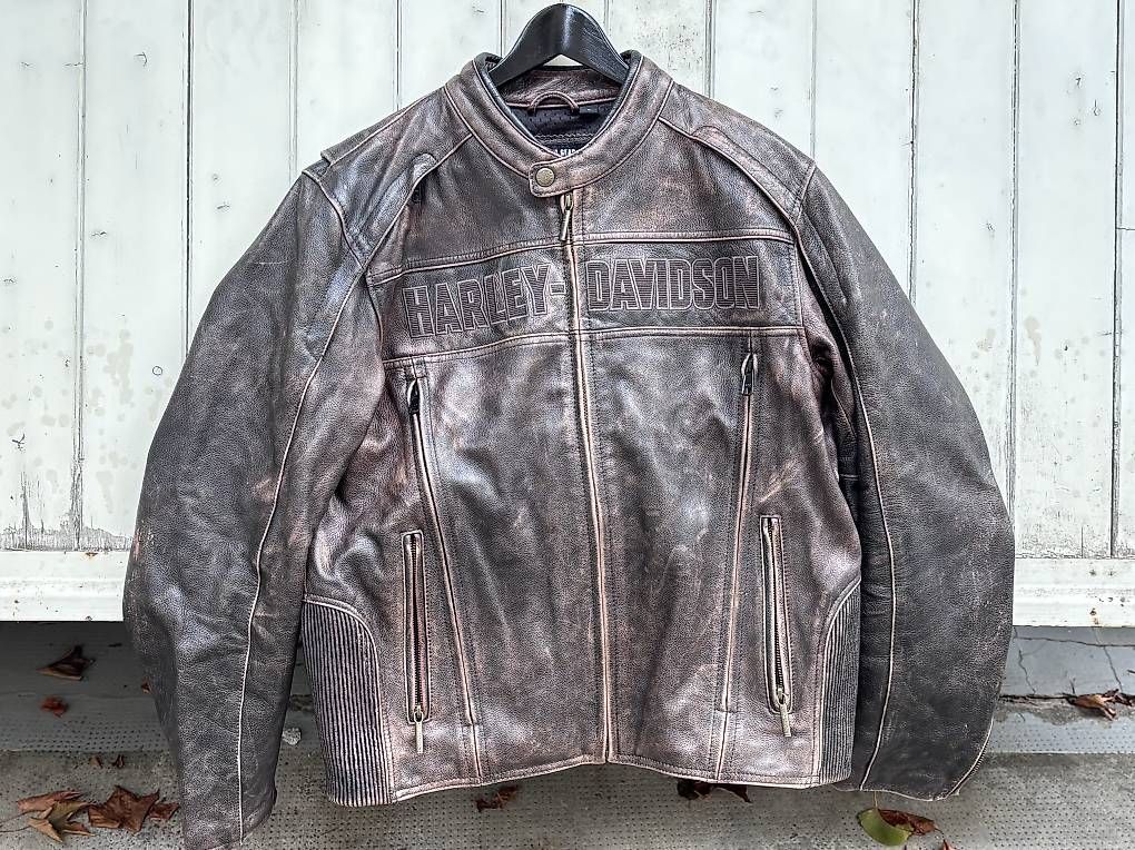 Giacche: Harley Davidson Lederjacke braun L – Usato da Basel venduto da 59fifty82