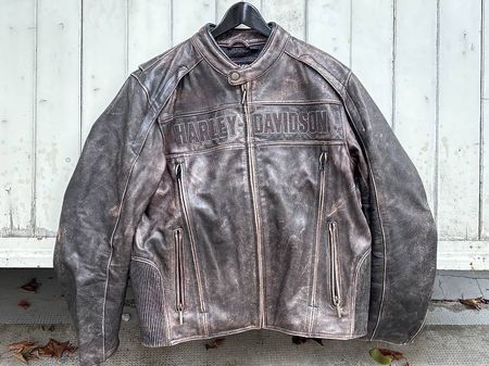 Harley Davidson Lederjacke braun L