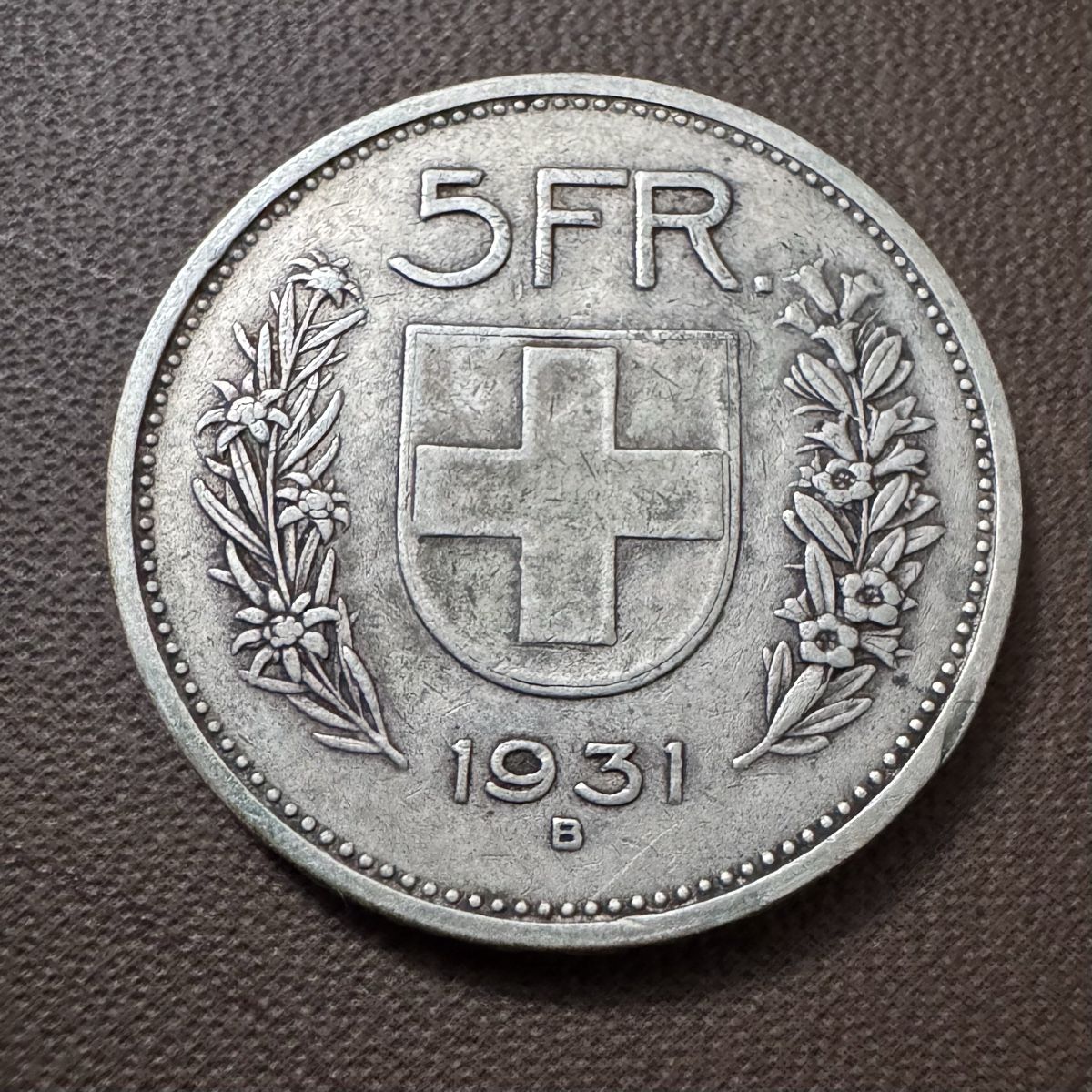 Tutti le monete: Pièce de 5 francs de 1931 – Usato da La Chaux-de-Fonds venduto da bus_c6cn