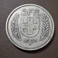 Pièce de 5 francs de 1931
