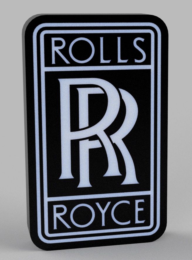 Lampade: Lightbox / lampe logo ROLLS ROYCE – Nuovo (secondo la descrizione) da Vicques venduto da PAMB3D