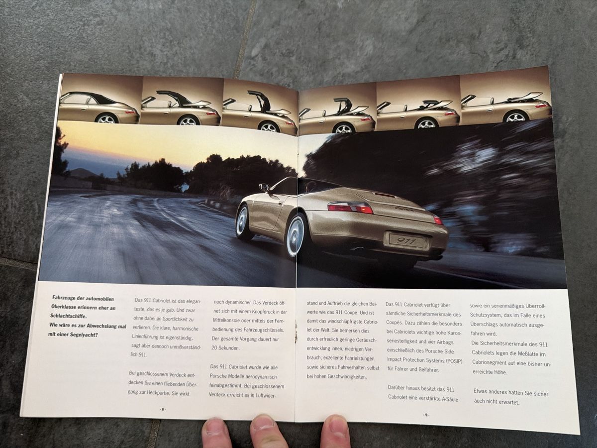 Porsche Documenti: Broschüre von Porsche: Die Modelle – Usato da Wolfwil venduto da Rolex1 3