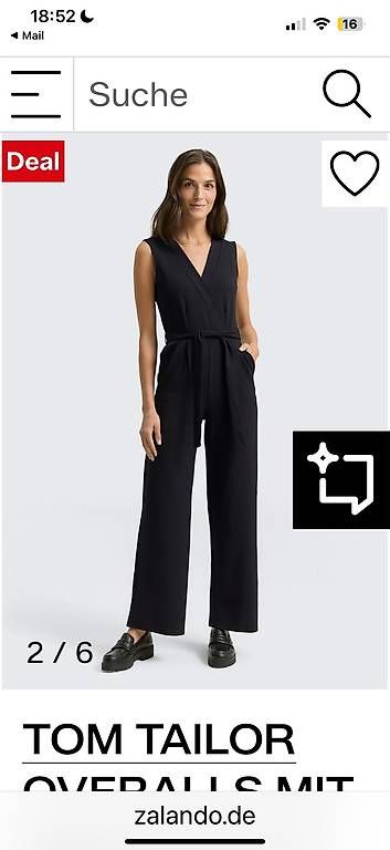 Tute: Jumpsuit schwarz – Nuovo e nell'imballaggio originale da Weinfelden venduto da lin_dj6g 1