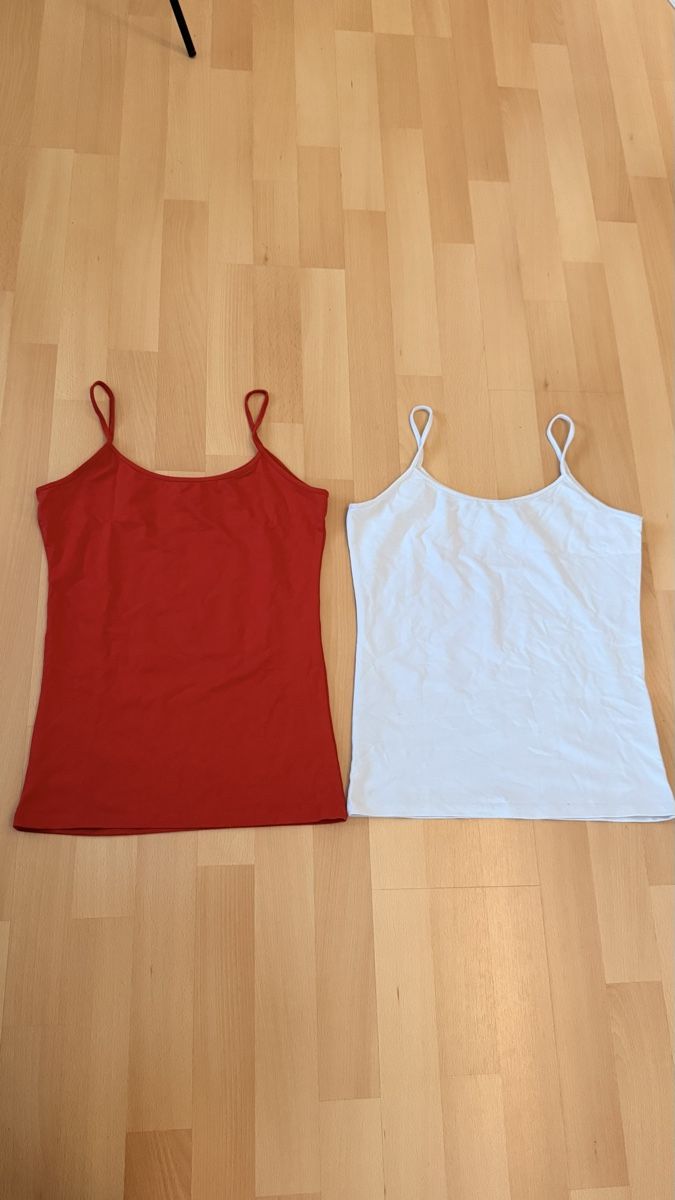 Zara Tops: 2er Set Rot/Weiss Grösse S – Neuf (Voir description) à Thun par tat_zb9b