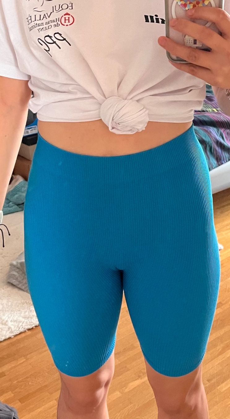 Zebra Leggings: short cycliste – Gebraucht aus Bernex von claraaaa4