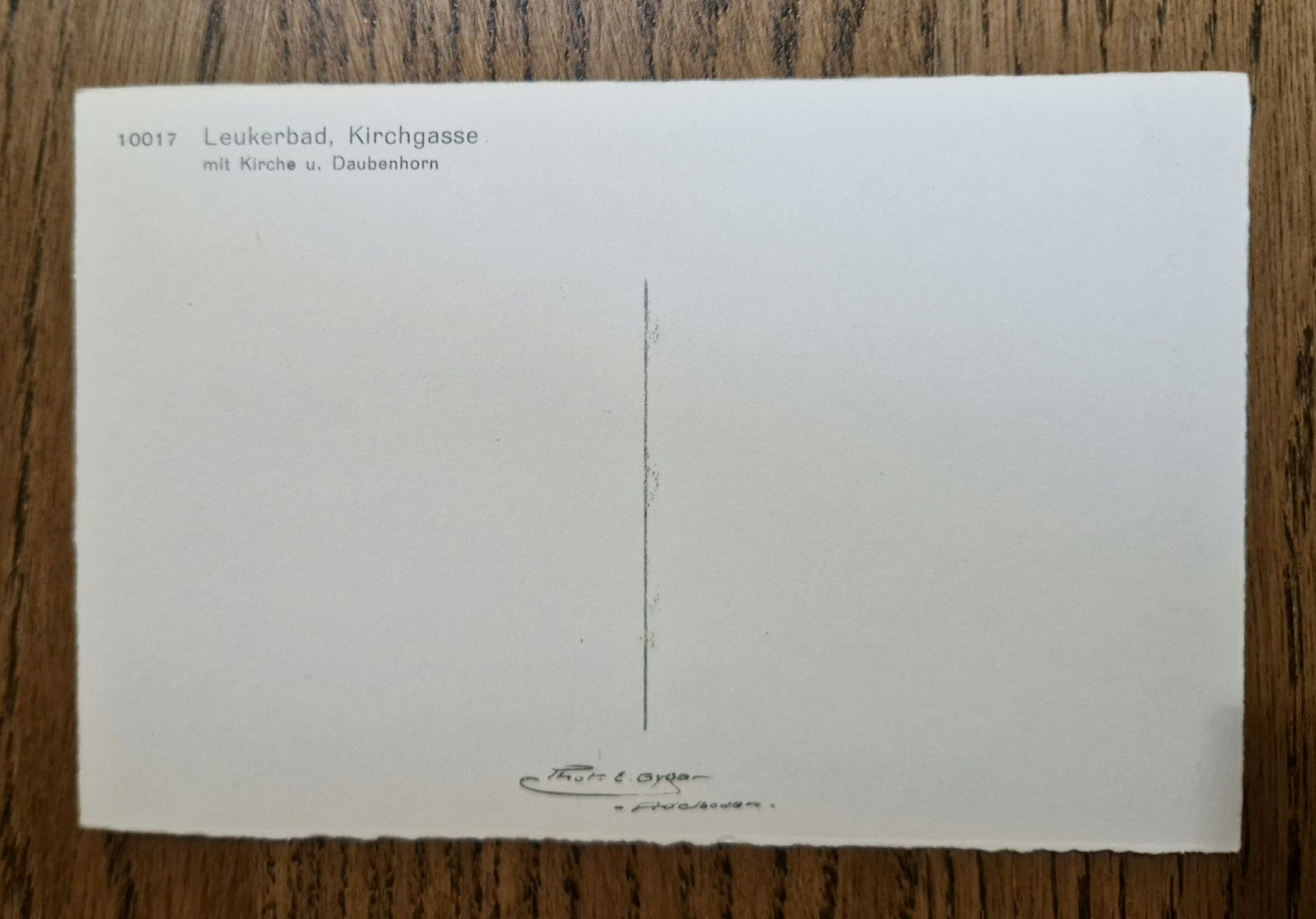 Cartoline postali: Leukerbad, Kirchgasse  – Usato da Ebikon venduto da Donar50 1