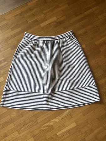 Jupe rayé blanc bleu - NAF NAF - taille 34