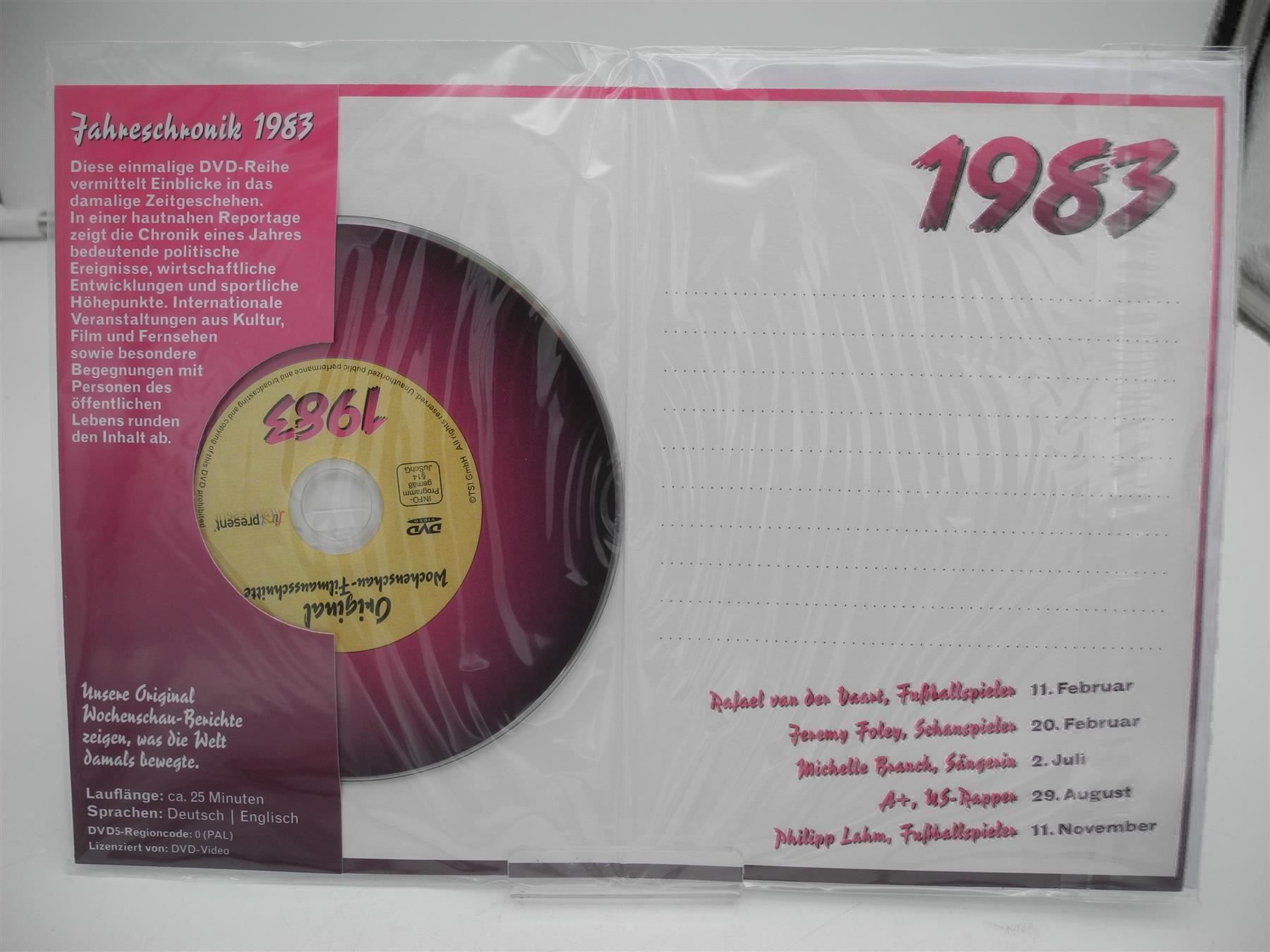 Karten: Geburtstagskarte mit CD, Jahr 1983 – Neu und originalverpackt aus Kottwil von Crazyrolf 1