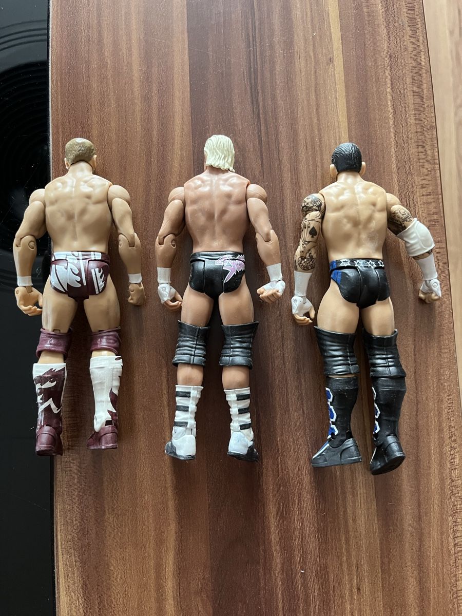 Giocattoli: WWE Figuren CM Punk, Daniel Bryan, Dolph Ziggler – Usato da Kehrsatz venduto da goiolo 1