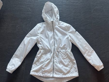 TOMMY Jeans (Tommy Hilfiger) Regen Jacke weiss Gr. S