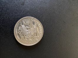 5 Fr. Gedenkmünze 1982 Gotthardus