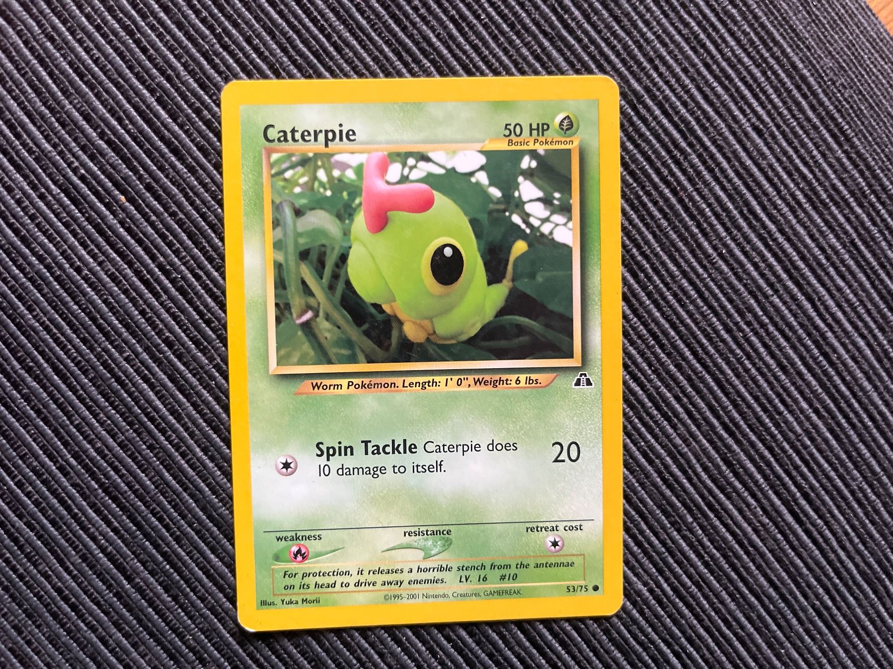 Pokémon Carte collezionabili: Pokemon Caterpie non Holo Neo Discovery – Usato da Wabern venduto da Collectfun