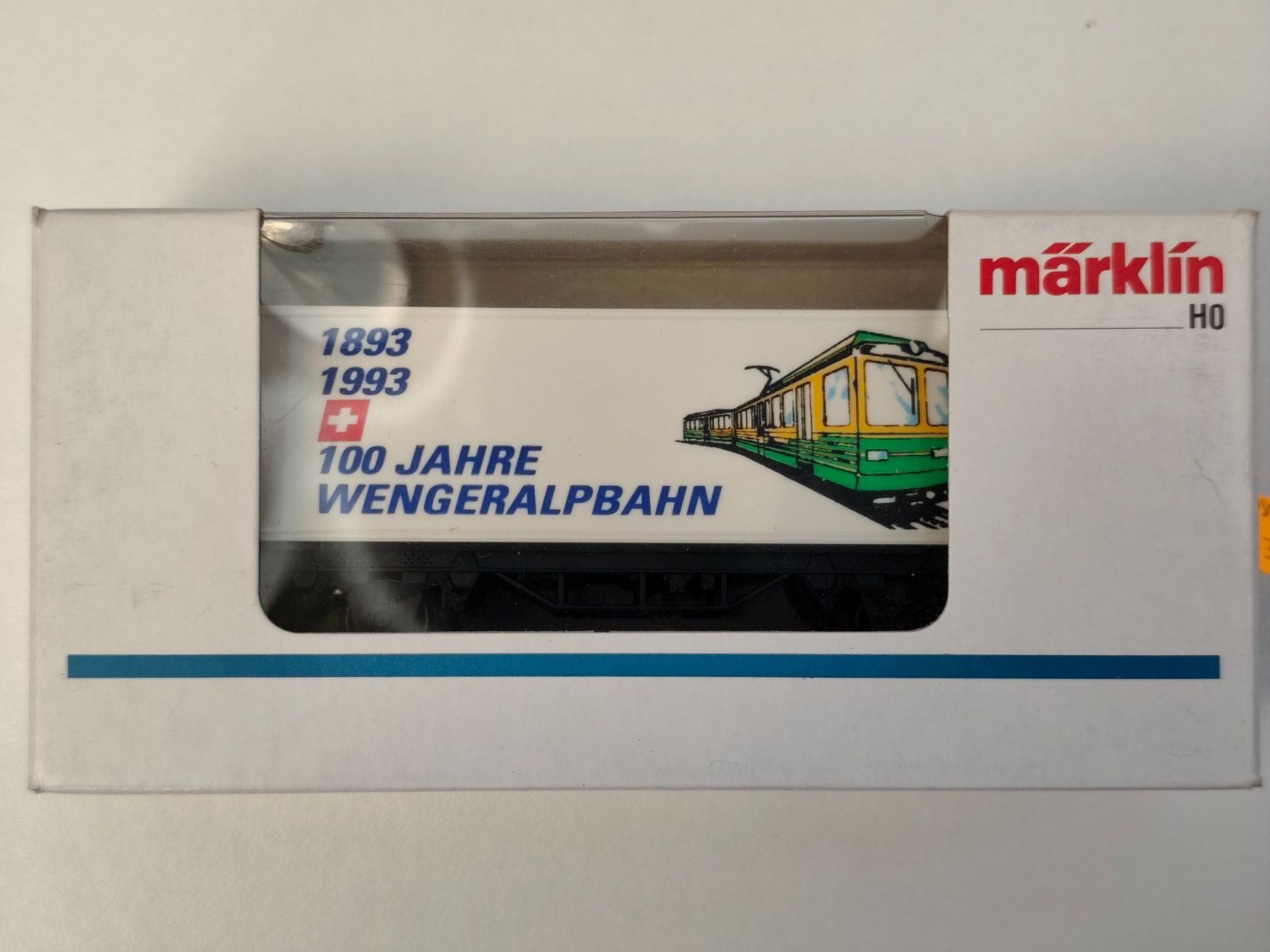 Märklin Modelleisenbahnen: Containerwagen "Wengeralpbahn" der SBB von Màrklin H0, WS – Neu und originalverpackt aus La Chaux-de-Fonds von Kat2019