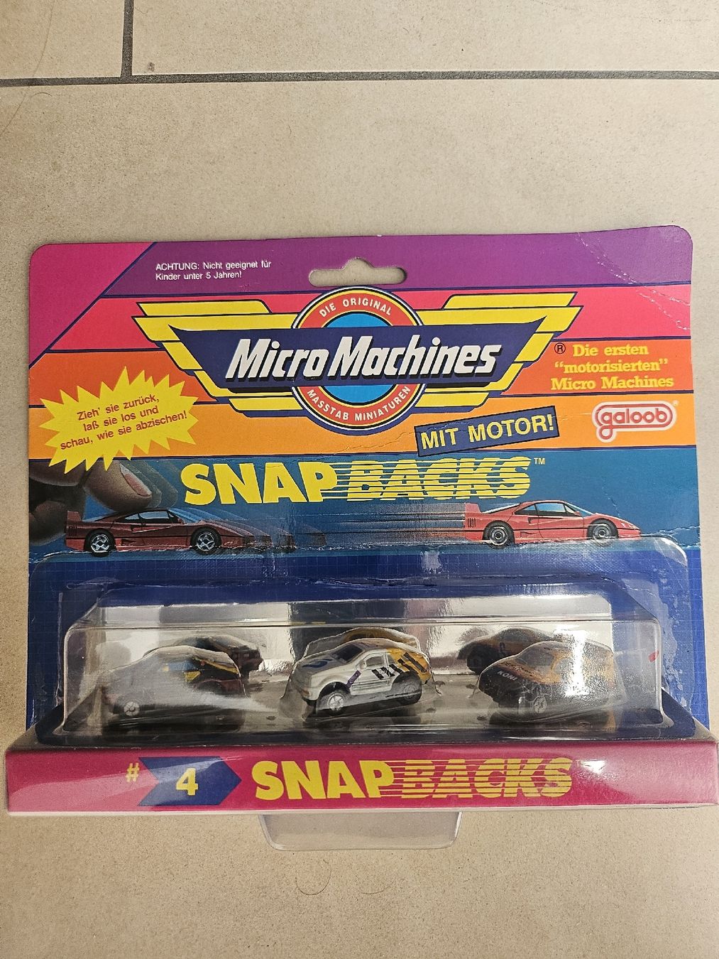 Micro Machines Modellautos: Micro Machines Snapbacks  – Neu und originalverpackt aus Stachen von wislrock