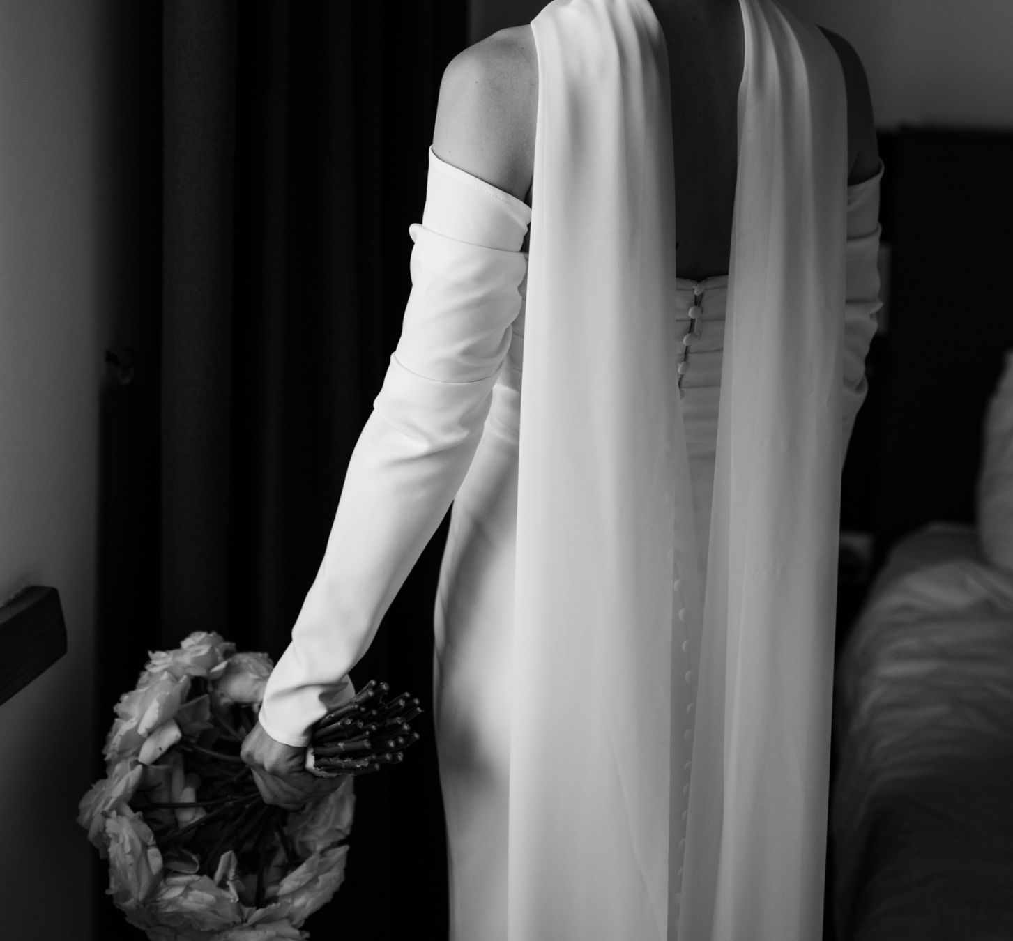 Vestiti: Secondhand Brautkleid Made with Love "Winter", Grösse 32-34 – Usato da Brunnen venduto da Herzig-Brautmode 3