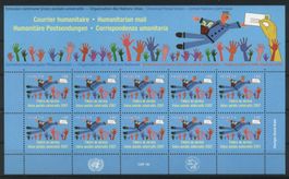 2007, Gemeinschaftsausgabe UNO/UPU, Kleinbogen **
