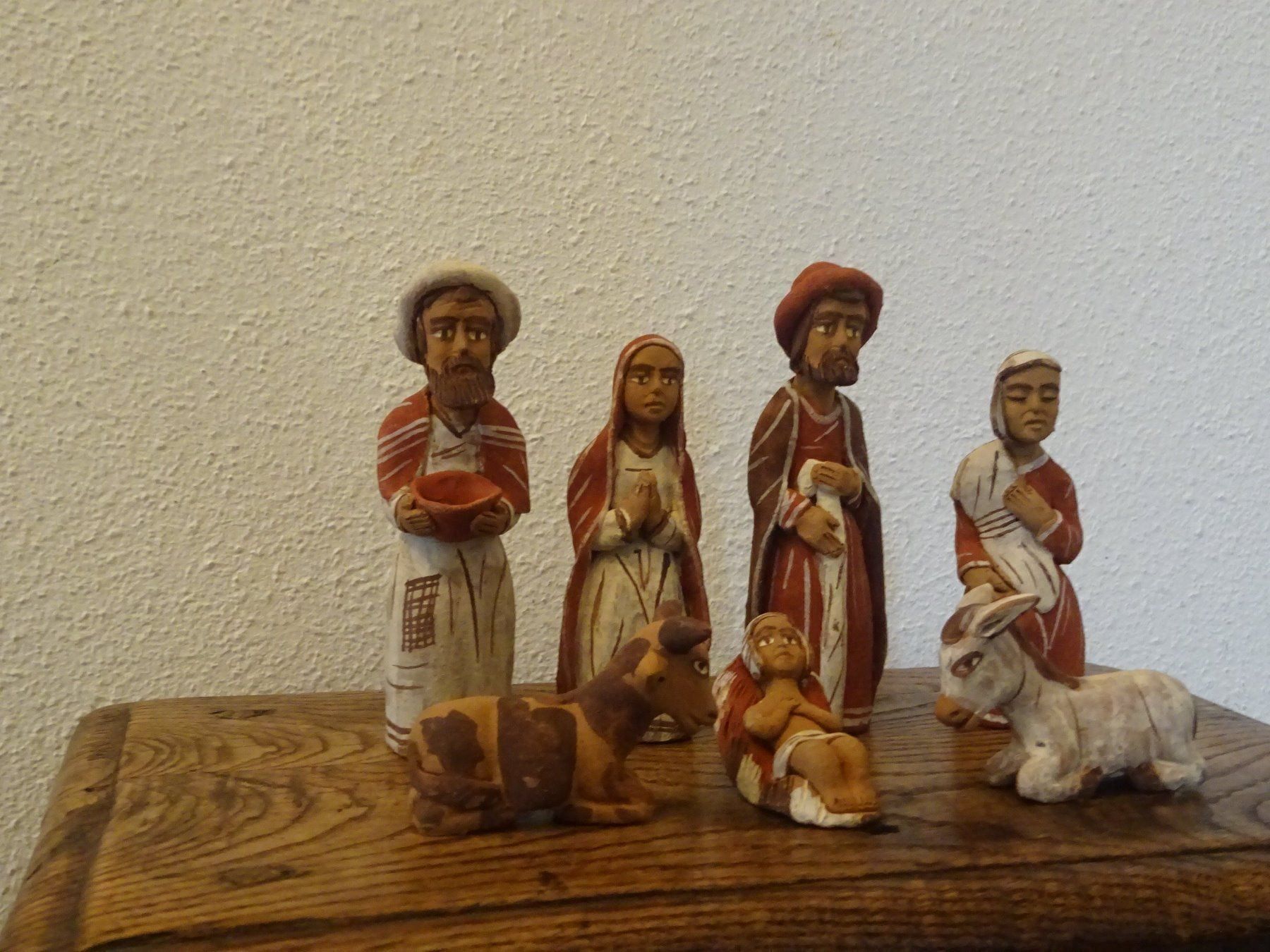 Figuren: Alte Tonkrippe - Südamerika – Gebraucht aus Esslingen von eintagammeer 2