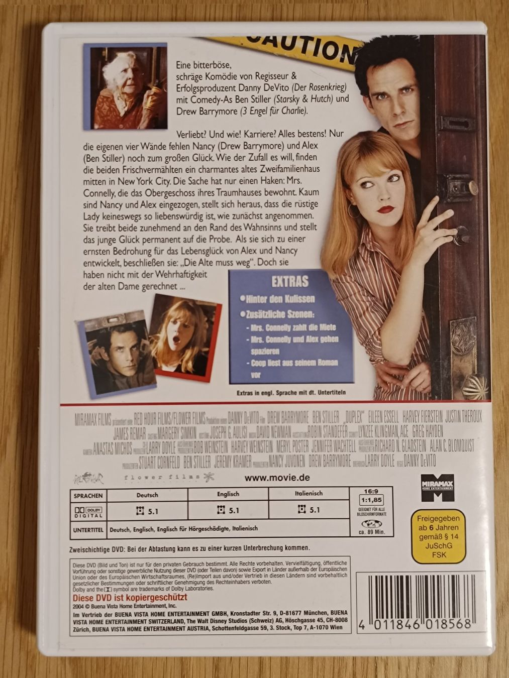 Tutti i DVDs: DVD - Der Appartement Schreck – Usato da Ibach venduto da Rhv 1