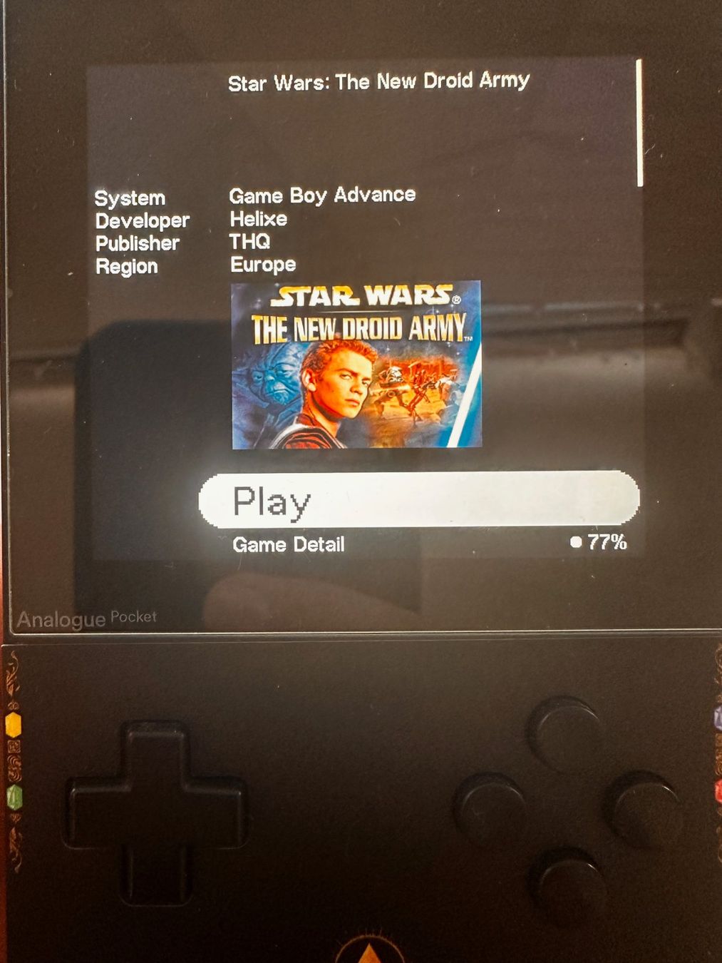 Nintendo Spiele: Star Wars The New Droid Army - Game Boy Advance – Gebraucht aus Bellevue von LarsUlrich01 2