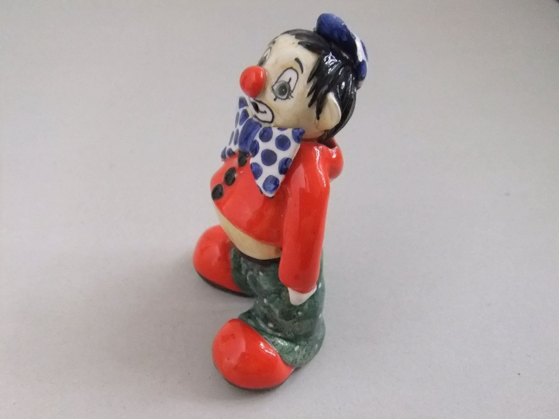 Statuette: Fayence Keramik Clowns - Jakob Haas – Usato da Esslingen venduto da eintagammeer 7