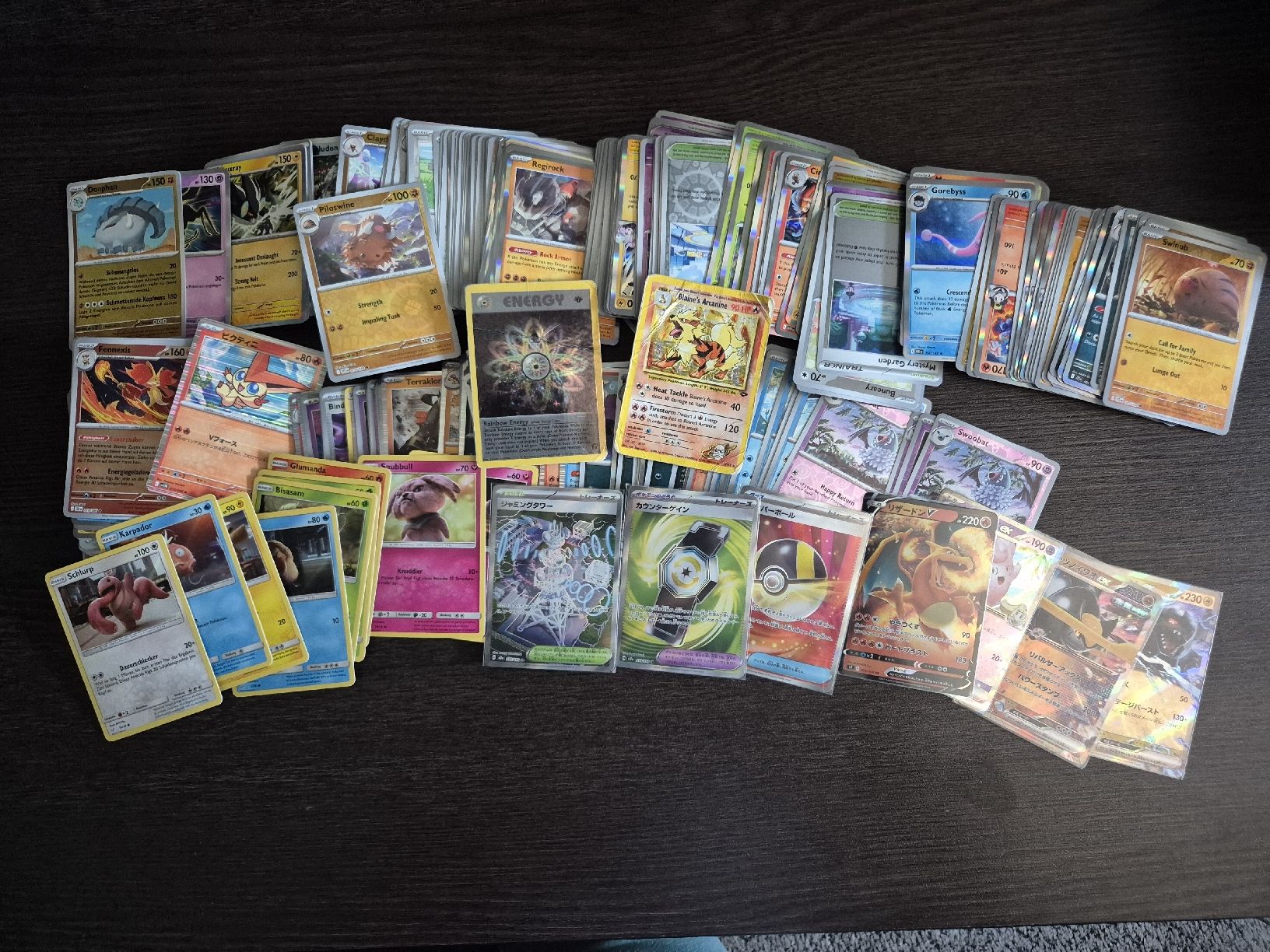 Pokémon Sammelbilder & Trading cards: Pokemon ca. 150 Karten Holo, Reverse, EX etc. – Gebraucht aus Ebikon von Claike