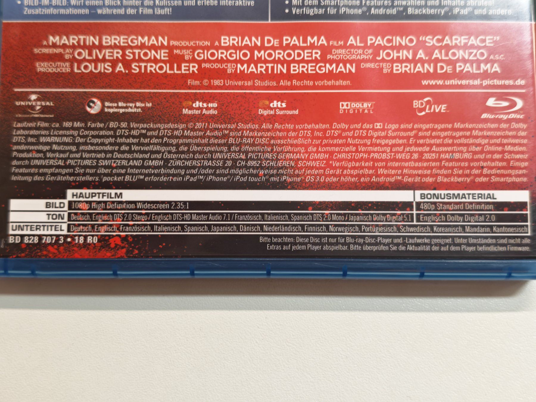 Tous les DVDs: Scarface – D'occasion à Liestal par Kratzilla 3