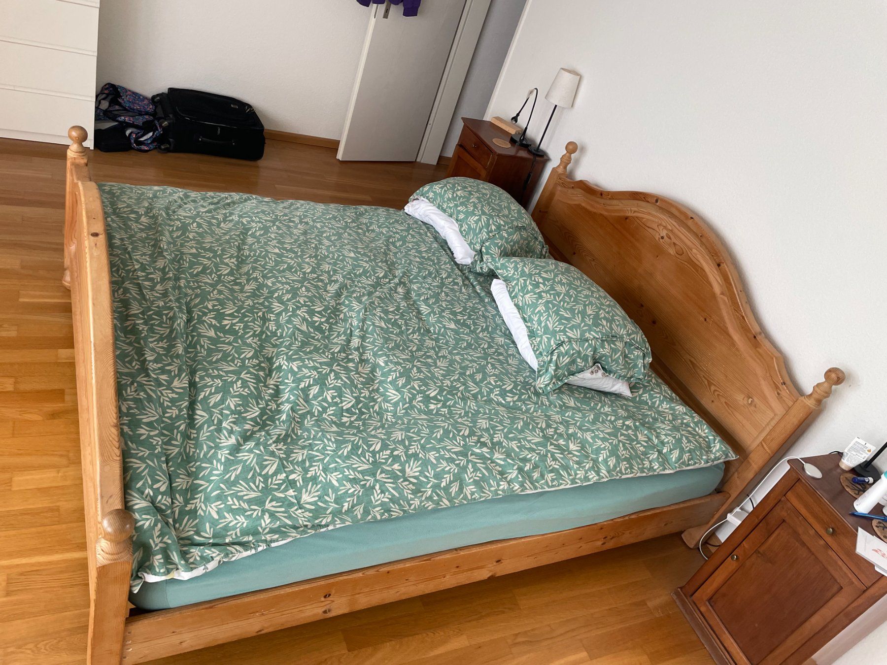 Letti: Solid Pine Bed Frame 160x200 with Slats, Mattress Free – Usato da Ettingen venduto da JohnnyCrash 1