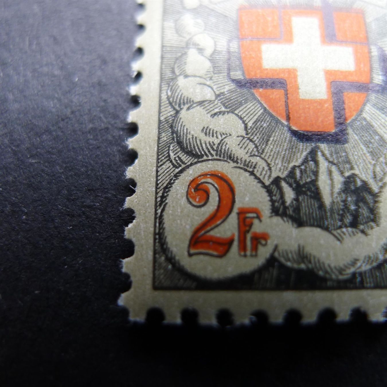 Tutti i francobolli: 1938 Nr. 45z.1.09 postfrisch SBK 520.- – Usato da Dagmersellen venduto da wyss1982 1