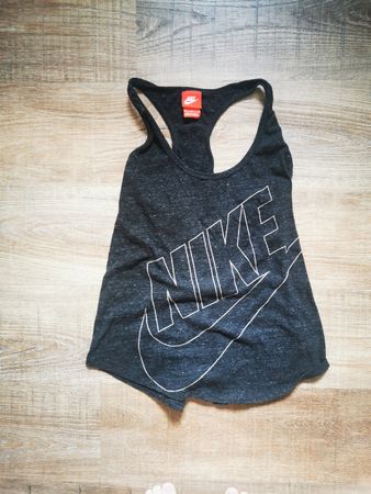 Nike Sport-Top Damen Gr. M dunkelgrau meliert top Zustand