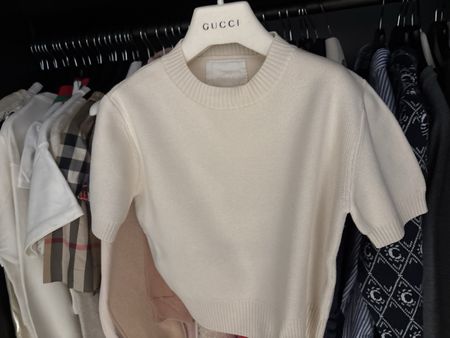 Zara Strick-Top, beige, Grösse 146 cm, Kurzarm, Top Zustand
