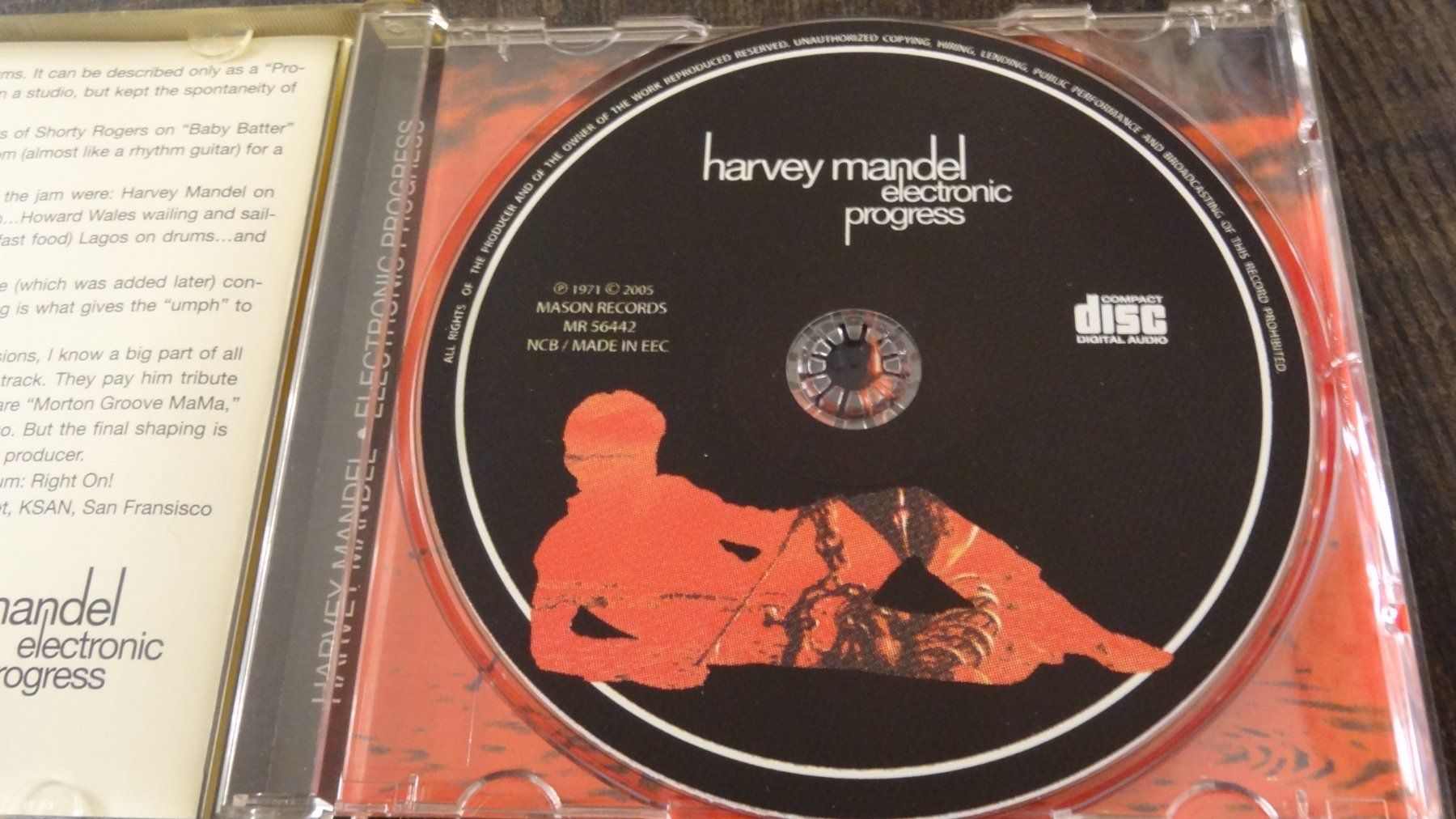 CDs: Harvey Mandel Electronic Progress CD – Gebraucht aus Olten von Disc-Ausverkauf 1