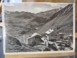 Julier Hospiz Saurer Postauto 1947 Postkarte    1