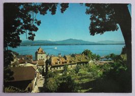 Nyon - Vue de la terrasse du château