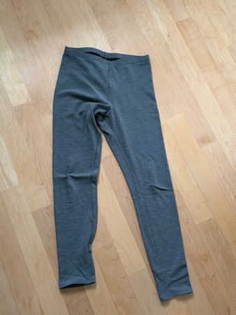 H&M Leggings grau meliert Grösse S guter Zustand