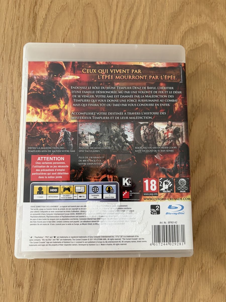 Sony Spiele: The Cursed Crusade - PlayStation 3 – Gebraucht aus Pully von FunkyGames 1