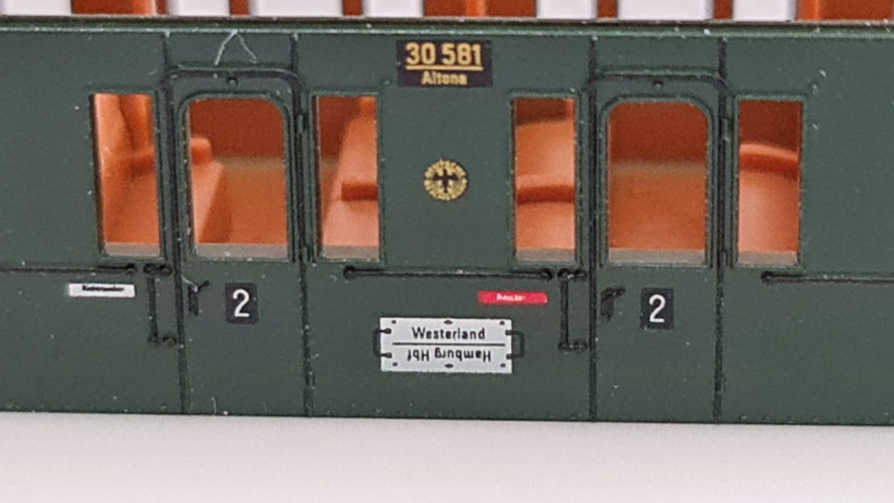 Fleischmann Modellini di ferrovie: Fleischmann DRB Wagen Gehäuse N – Nuovo (secondo la descrizione) da Pfungen venduto da Fastback66 1