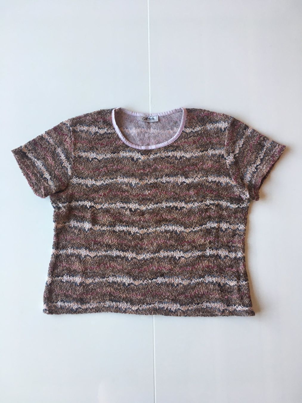 T-shirt: T-shirt texturé - taille S – Usato da Troinex venduto da Irisglo
