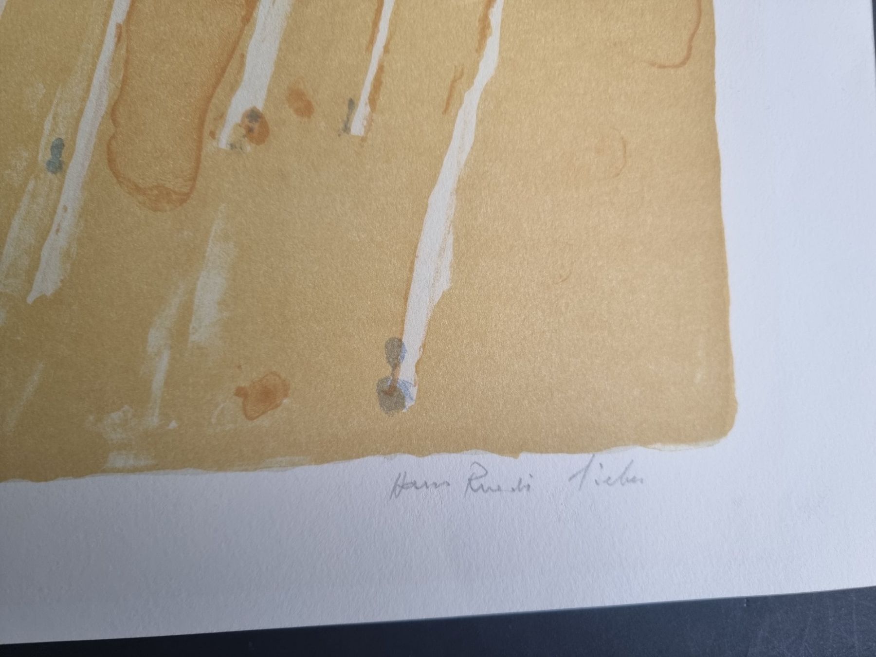Grafica & Litografie: HANSRUEDI SIEBER LITHOGRAPHIE SIGNIERT NUMMERIERT – Usato da Gersau venduto da grafik-kunst 4