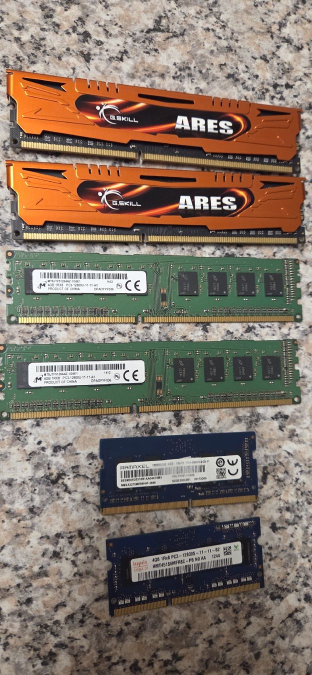 Memory / RAM: DDR3 und 4 – Gebraucht aus Zürich von DinuC