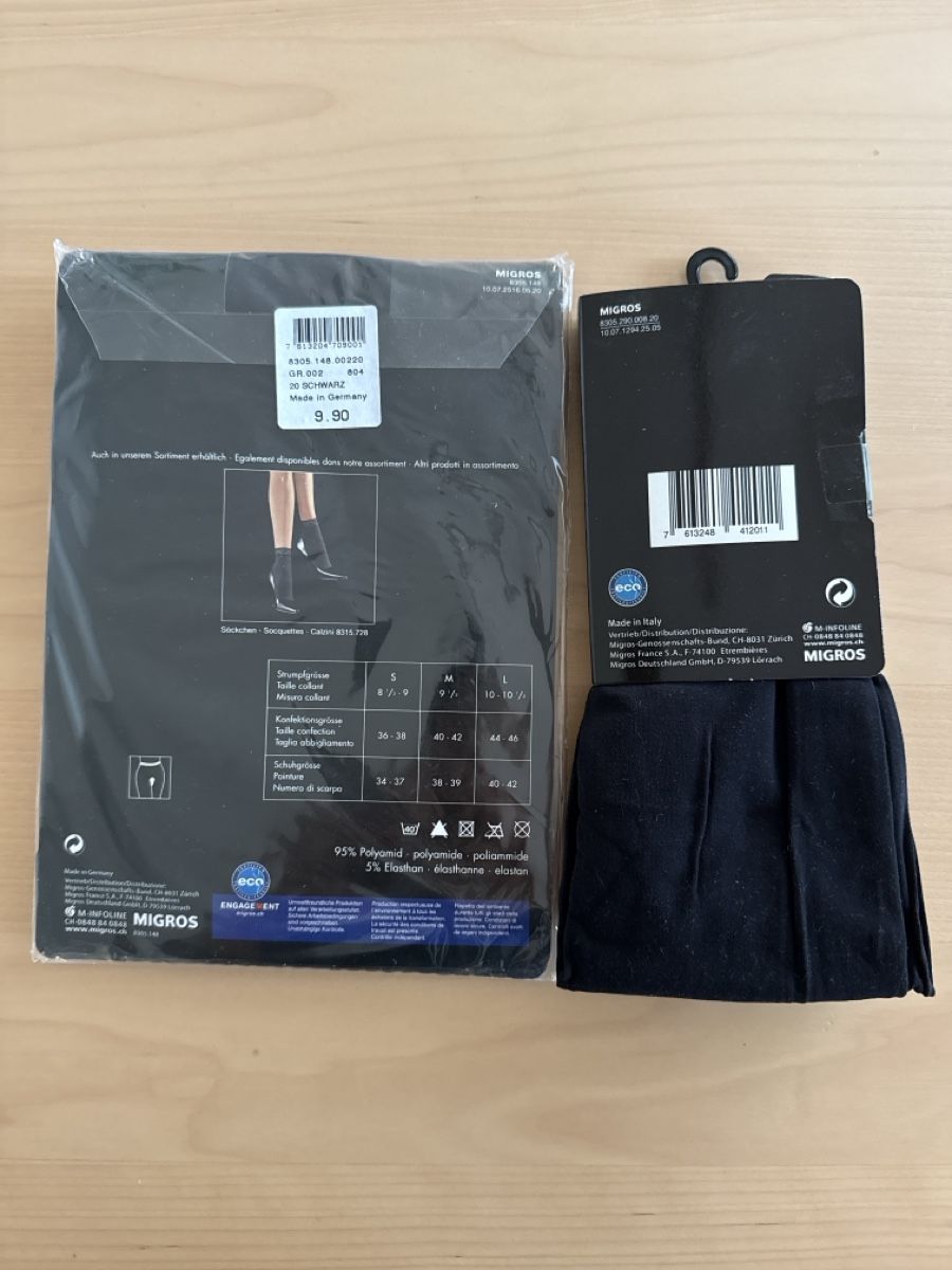 Leggings: NEU 2 Leggings schwarz Gr. S/M – Nuovo e nell'imballaggio originale da Zürich venduto da Esmeralda86 1