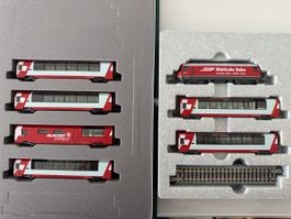 KATO Spur N RhB Glacier Express Zugset 7-teilig NEU