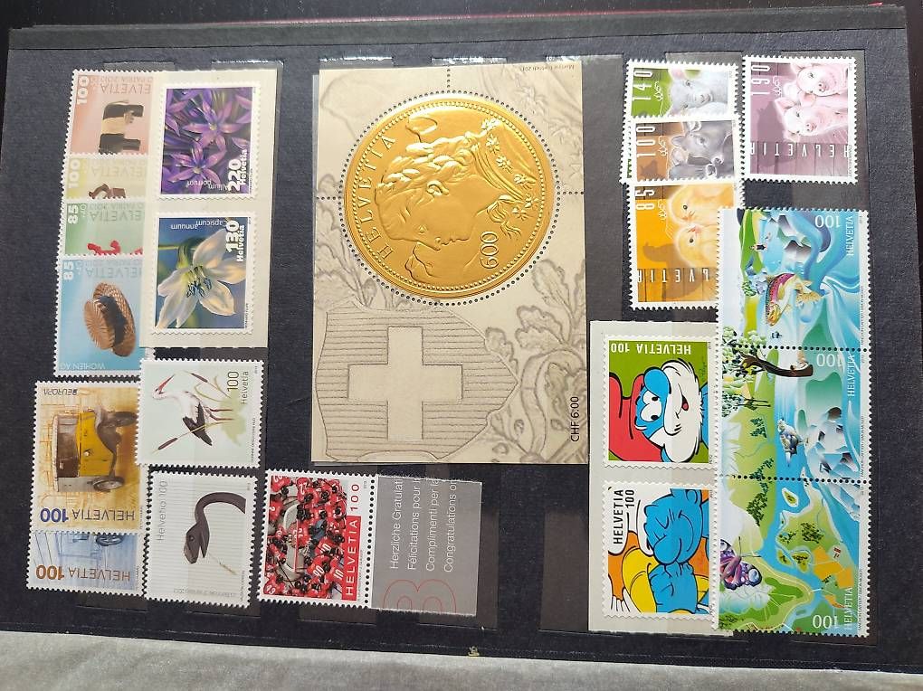 Tutti i francobolli: Jahresserie 2013 Post Briefmarken postfrisch – Nuovo (secondo la descrizione) da Wohlen AG venduto da gnabbr 1