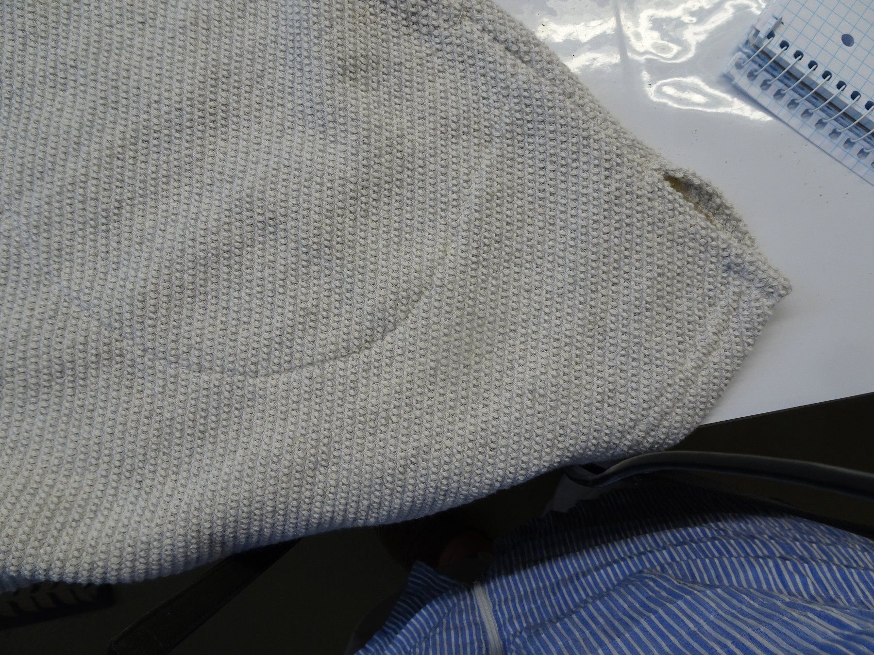 Ulla Popken Giacche: Jacke, helles Beige, Popkens 48/50 Perlmuster – Nuovo (secondo la descrizione) da Grüt (Gossau ZH) venduto da spitzig 7