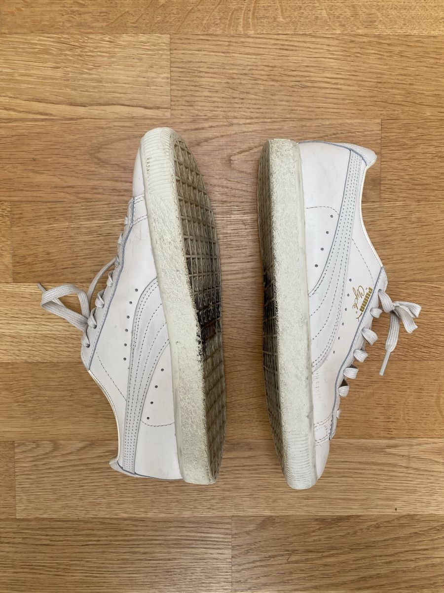 Puma Damenschuhe: Puma Clyde weiss Gr. 39 – Gebraucht aus Münchenstein von Ladypink7 2
