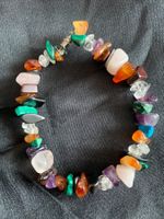Joli bracelet avec pierres naturelles colorées