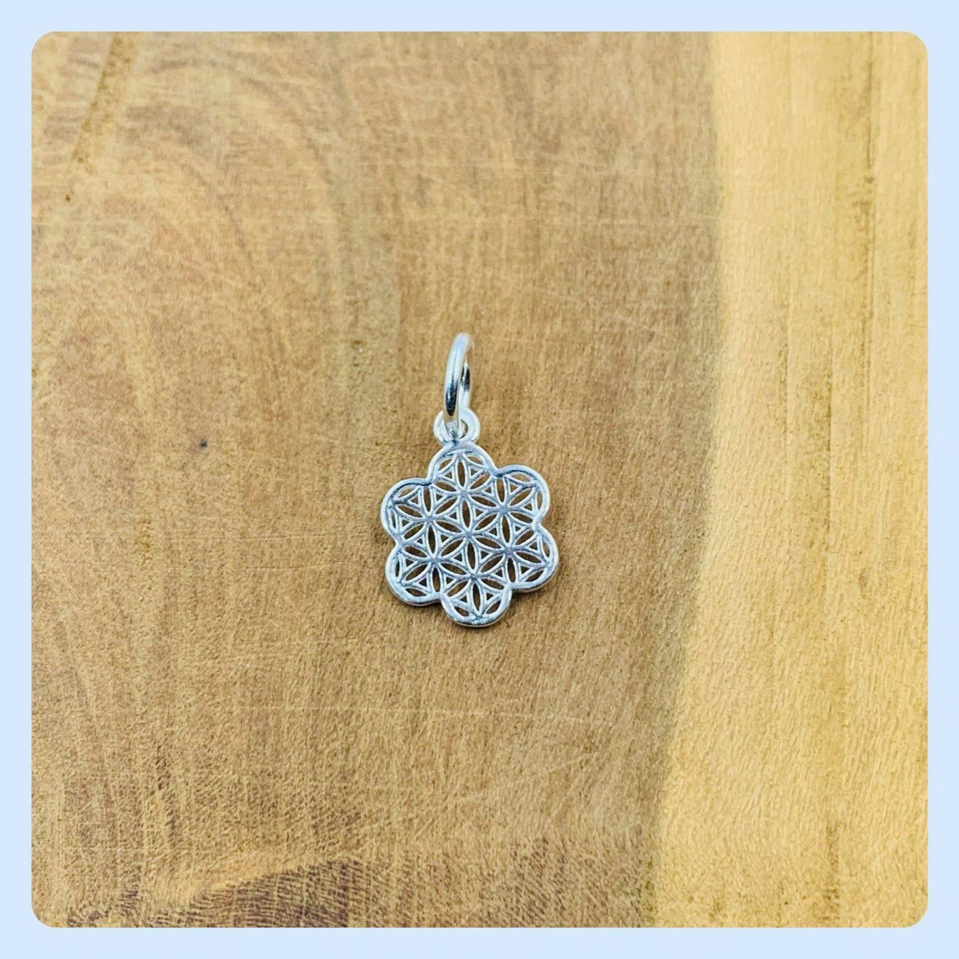 Ciondoli: Lebensblume Anhänger 19 mm Silber 925 – Nuovo e nell'imballaggio originale da Zürich venduto da Mevas_Silber 1
