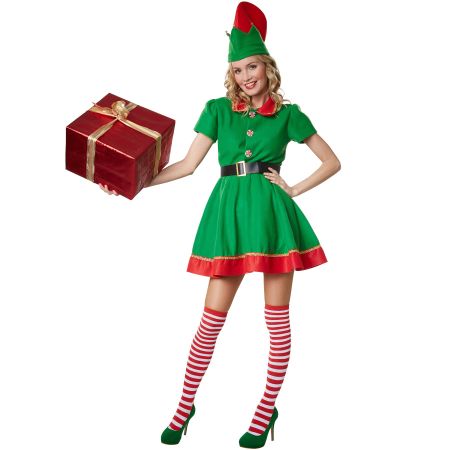 Damen Kostüm Weihnachtselfe  Größe S